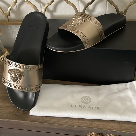 cheap versace flip flops